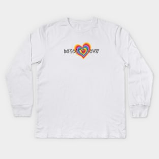 Boycott Love Kids Long Sleeve T-Shirt
